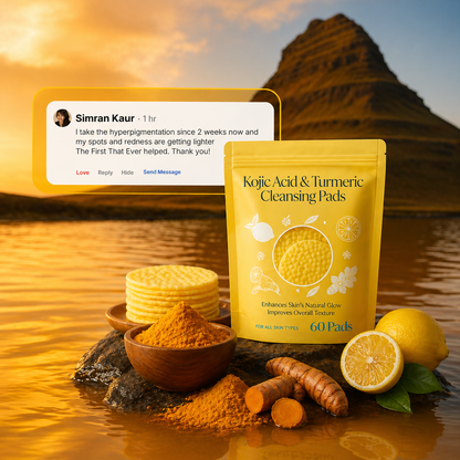 Turmeric & Kojic Acid Cleansing Pads (60 Pads)