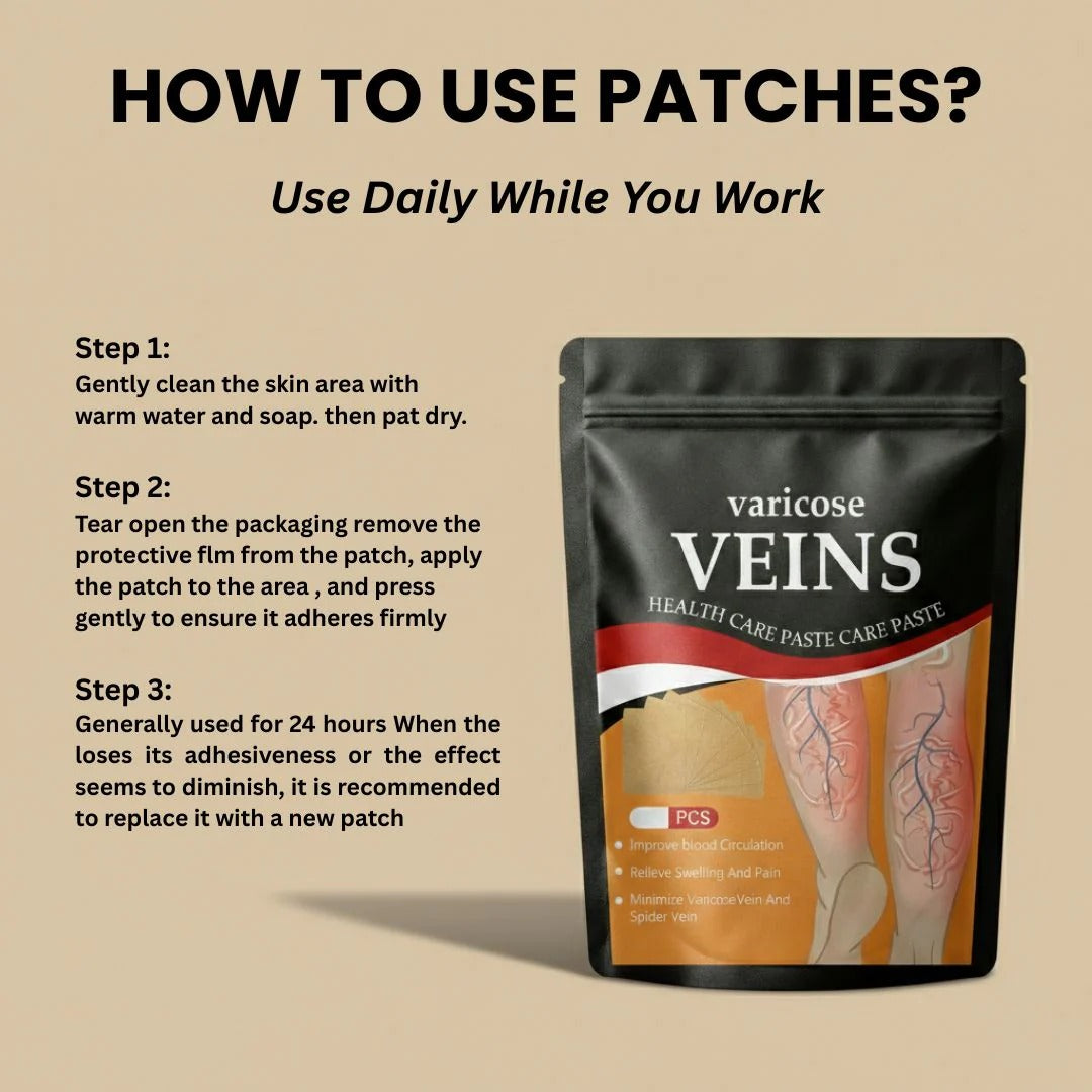 Varicose Veins Relief Patches (12 PCS)