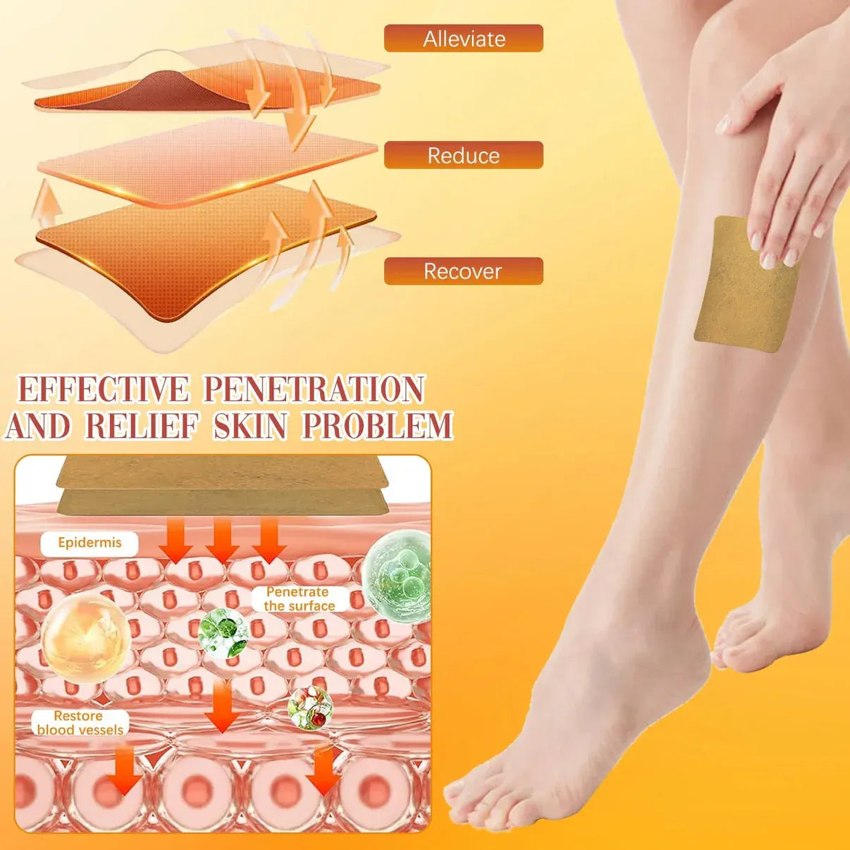 Varicose Veins Relief Patches (12 PCS)